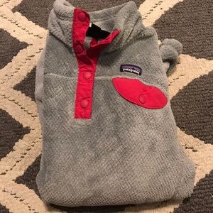 Patagonia girls re-tool snap T pullover